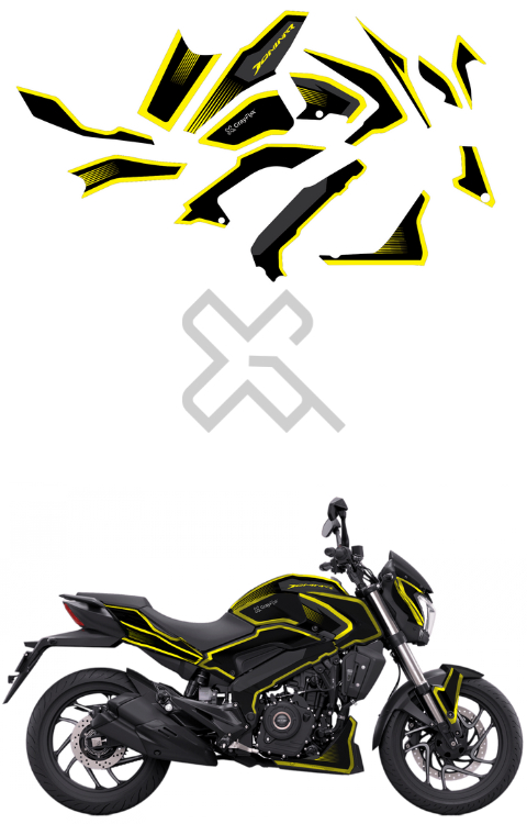 Dominar 400 Full Sticker | Dominar 400 Full Graphics